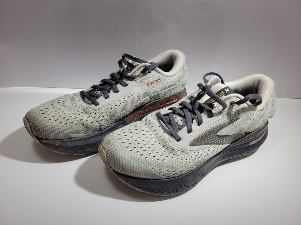 Brooks Adrenaline GTS Shoes Womens Size 9 Gray Mesh Running Athletic Sneakers